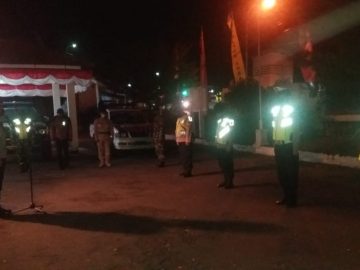 Operasi Yustisi Protokol Kesehatan Covid-19 dan Pemantauan Pemadaman Lampu PJU di Wilayah Kecamatan Ambarawa