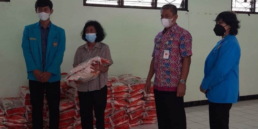 Pemantauan Penyaluran Beras kepada KPM di Kelurahan Panjang, Kelurahan Pojoksari, Desa Bejalen