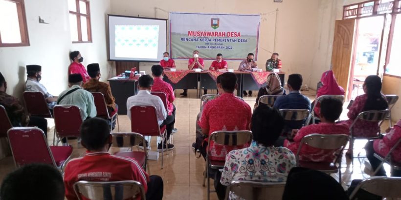 Musyawarah Rencana Kerja Pemerintah (RKP) Desa Pasekan Tahun Anggaran 2022