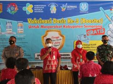 Pelaksanaan Vaksinasi Dosis Ketiga (Booster) untuk Masyarakat Kabupaten Semarang