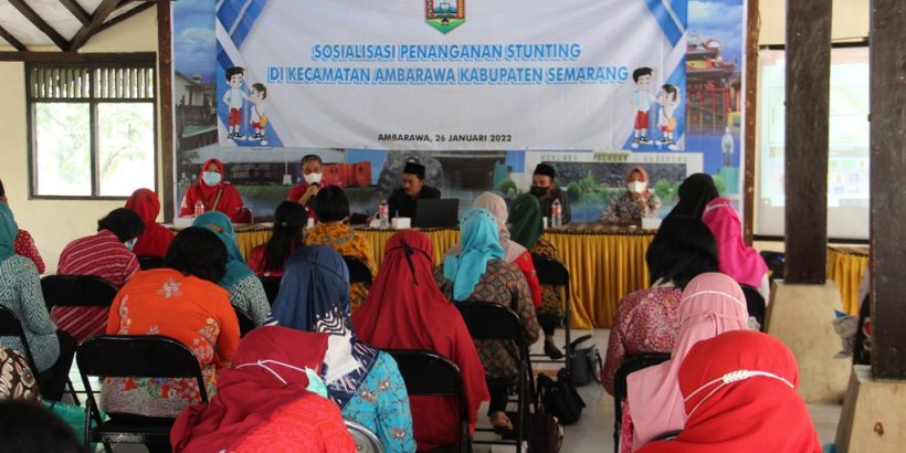 Sosialisasi Penanganan Stunting di Kecamatan Ambarawa