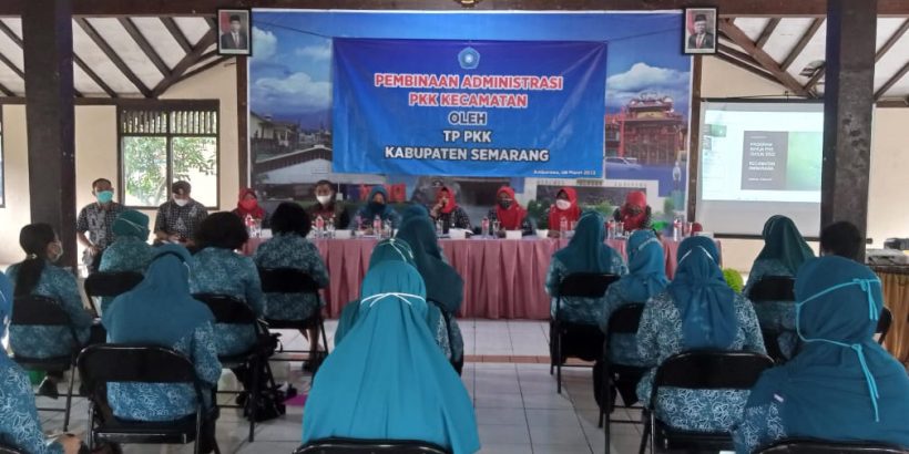 Pembinaan Administrasi PKK Kecamatan oleh TP PKK Kabupaten Semarang