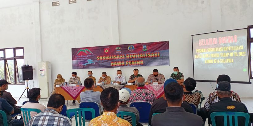 Sosialisasi Revitalisasi Rawa Pening Tahap III di Kelurahan Pojoksari