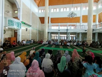 Penerimaan Jamaah Haji 2022 dari Wilayah Kecamatan Ambarawa di Masjid Mujahidin Ambarawa