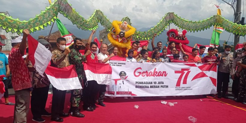 Monitoring Kegiatan Pembagian 10 Juta Bendera Merah Putih di Klenteng Hok Tik Bio Ambarawa