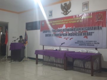 Monitoring Hari Ulang Tahun PEPABRI ke-63 Tahun 2022 di Kantor DPC PEPABRI Ambarawa